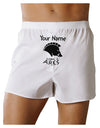 Personalized Cabin 5 Ares Front Print Boxer Shorts by-Boxer Shorts-TooLoud-White-Small-Davson Sales