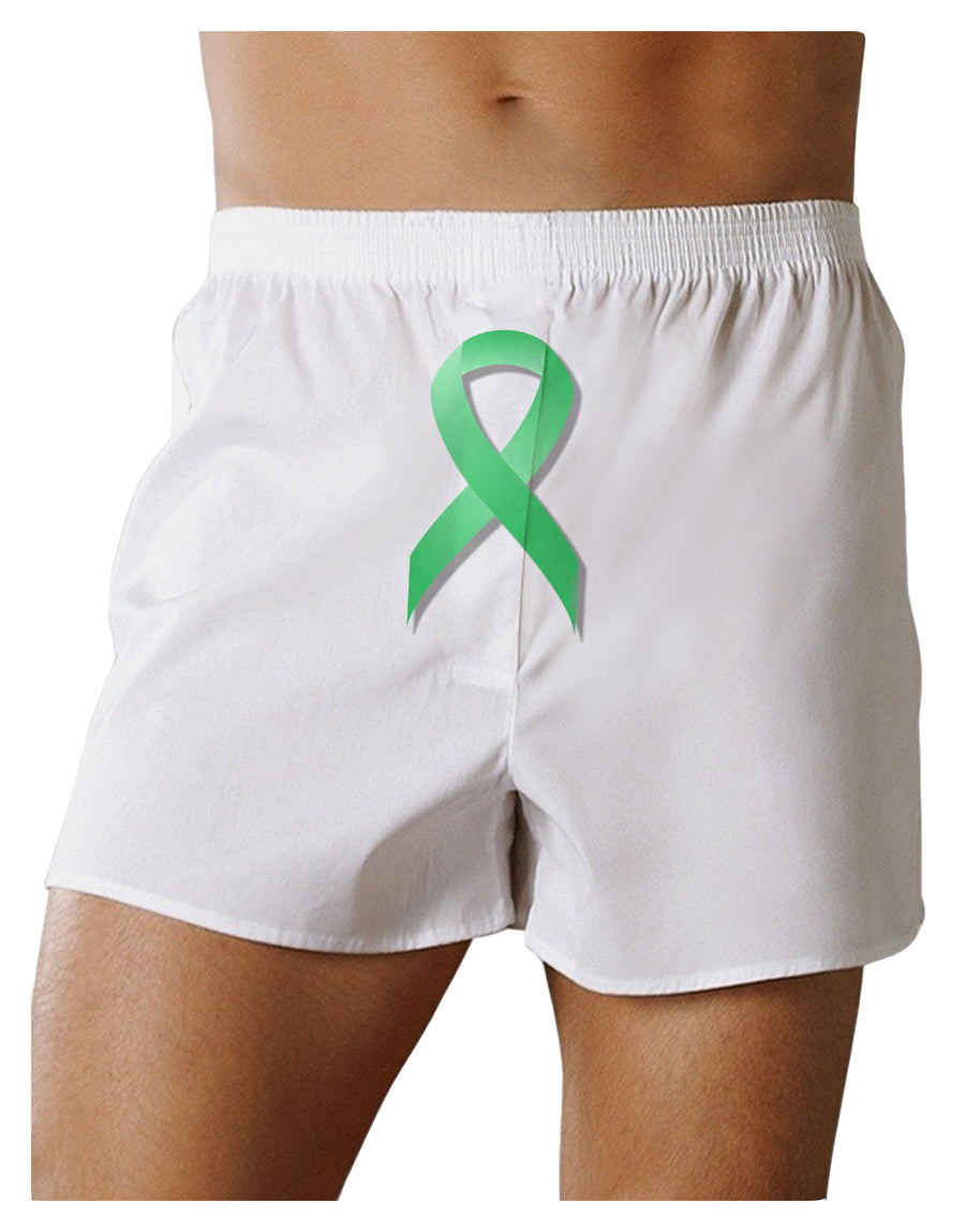 Celiac Disease Awareness Ribbon - Light Green Front Print Boxer Shorts-Boxer Shorts-TooLoud-White-Small-Davson Sales