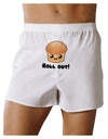 Roll Out Cute Roll Front Print Boxer Shorts-Boxer Shorts-TooLoud-White-Small-Davson Sales