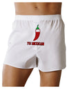 Seventy-Five Percent Mexican Front Print Boxer Shorts-Boxer Shorts-TooLoud-White-Small-Davson Sales