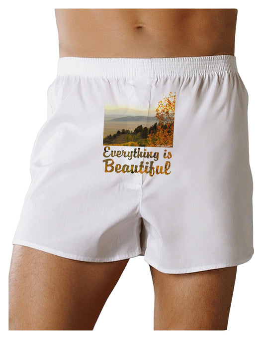 Everything is Beautiful - Sunrise Front Print Boxer Shorts by-Boxer Shorts-TooLoud-White-Small-Davson Sales