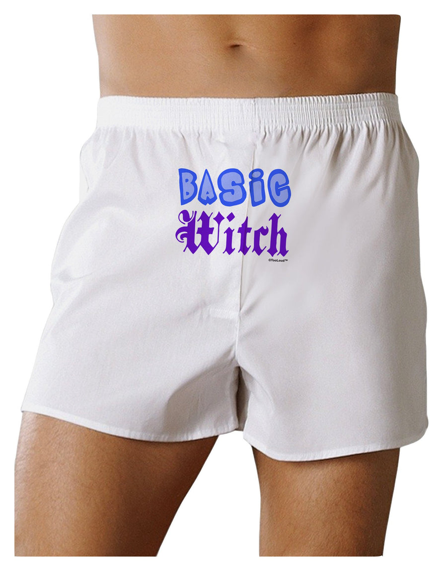 Basic Witch Color Blue Front Print Boxer Shorts-Boxer Shorts-TooLoud-White-XX-Large-Davson Sales