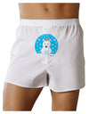 Cute Polar Bear - Christmas Front Print Boxer Shorts by TooLoud-Boxer Shorts-TooLoud-White-Small-Davson Sales