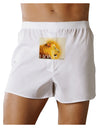 Lion Watercolor 3 Text Front Print Boxer Shorts-Boxer Shorts-TooLoud-White-Small-Davson Sales