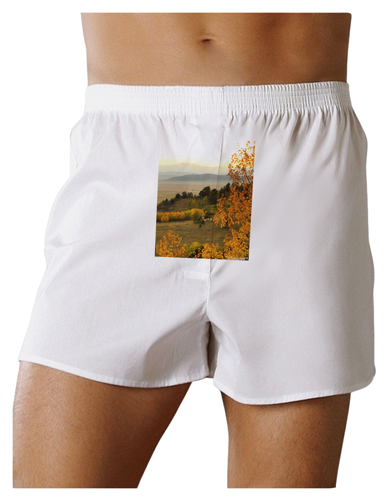 Nature Photography - Gentle Sunrise Front Print Boxer Shorts by-Boxer Shorts-TooLoud-White-Small-Davson Sales