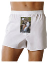 Colorado Waterfall Scene Text Front Print Boxer Shorts-Boxer Shorts-TooLoud-White-Small-Davson Sales