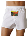 Colorado Sunset Watercolor Front Print Boxer Shorts-Boxer Shorts-TooLoud-White-Small-Davson Sales