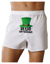 Little Leprechaun - St. Patrick's Day Front Print Boxer Shorts by TooLoud-Boxer Shorts-TooLoud-White-Small-Davson Sales