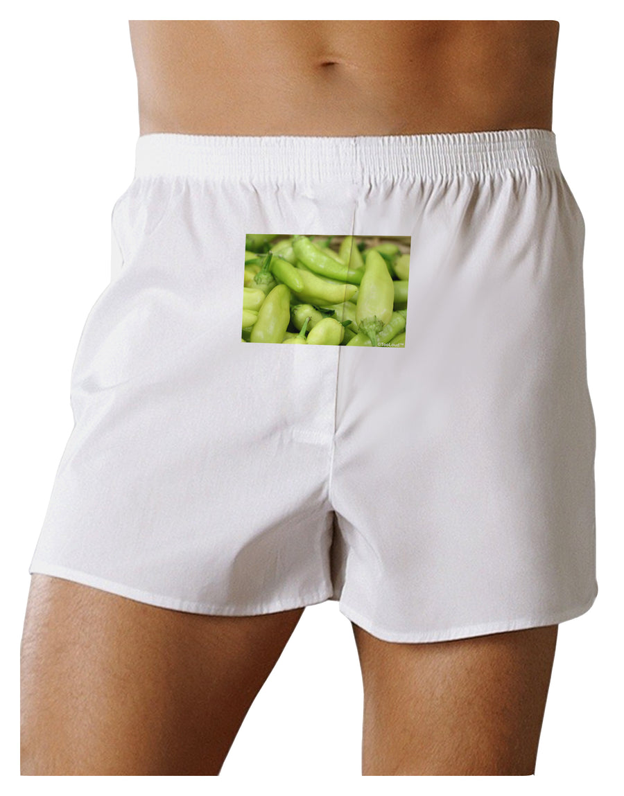 Buy Local - Jalapenos Front Print Boxer Shorts-Boxer Shorts-TooLoud-White-Small-Davson Sales