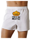 Sombrero Design - Cinco de Mayo Front Print Boxer Shorts by TooLoud-Boxer Shorts-TooLoud-White-Small-Davson Sales