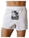 Colorado Landscape Monochrome Front Print Boxer Shorts-Boxer Shorts-TooLoud-White-Small-Davson Sales