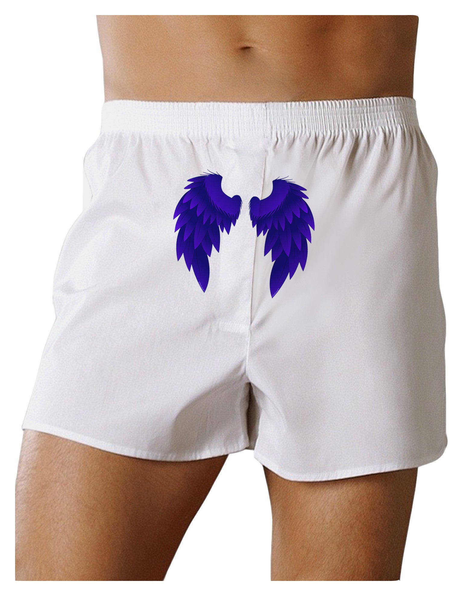 Epic Dark Angel Wings Design Front Print Boxer Shorts-Boxer Shorts-TooLoud-White-Small-Davson Sales