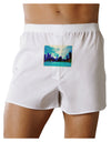 Chicago Skyline Watercolor Front Print Boxer Shorts-Boxer Shorts-TooLoud-White-Small-Davson Sales