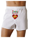 Tacos Are the Way To My Heart Front Print Boxer Shorts-Boxer Shorts-TooLoud-White-Small-Davson Sales