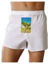 Colorado Tree Watercolor Front Print Boxer Shorts-Boxer Shorts-TooLoud-White-Small-Davson Sales