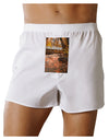 Mt Shavano Colorado Text Front Print Boxer Shorts-Boxer Shorts-TooLoud-White-Small-Davson Sales