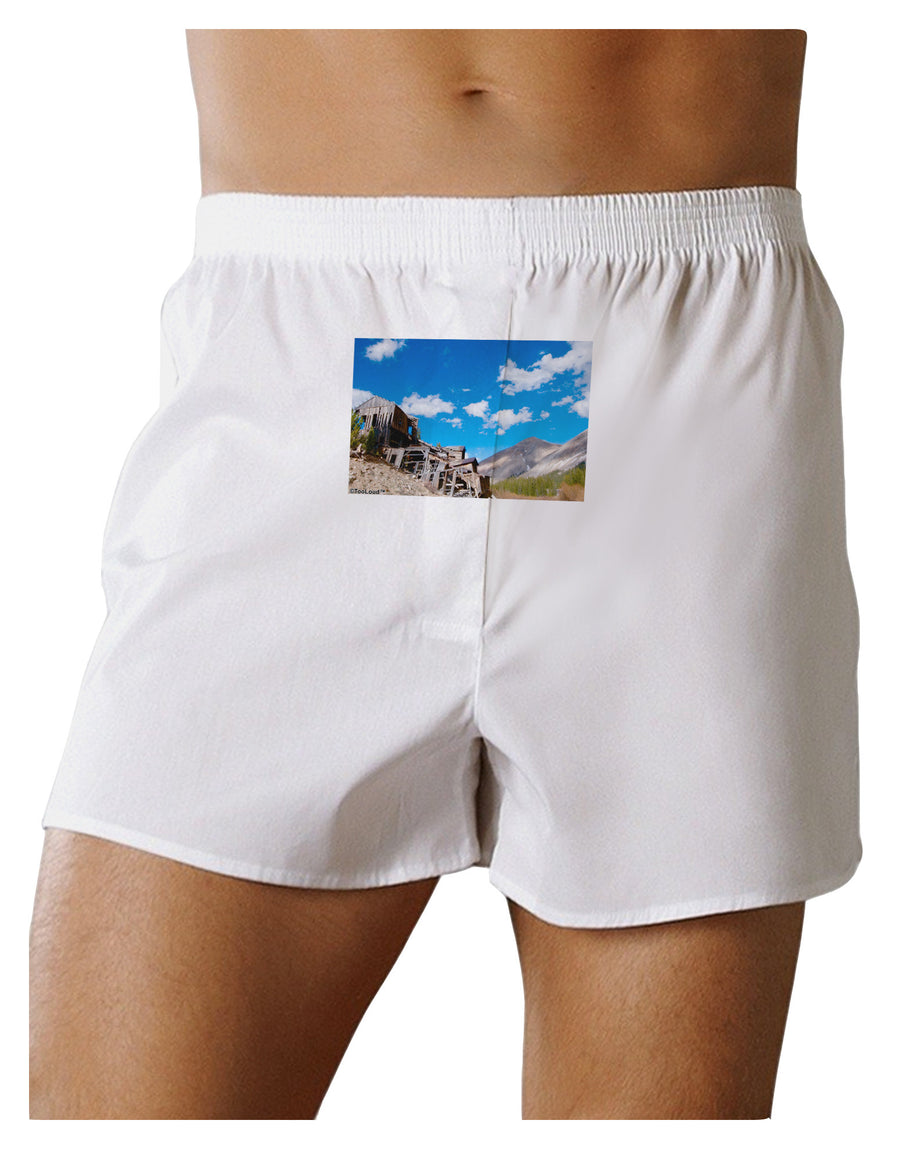 Colorado Landscape Ruins Front Print Boxer Shorts-Boxer Shorts-TooLoud-White-Small-Davson Sales