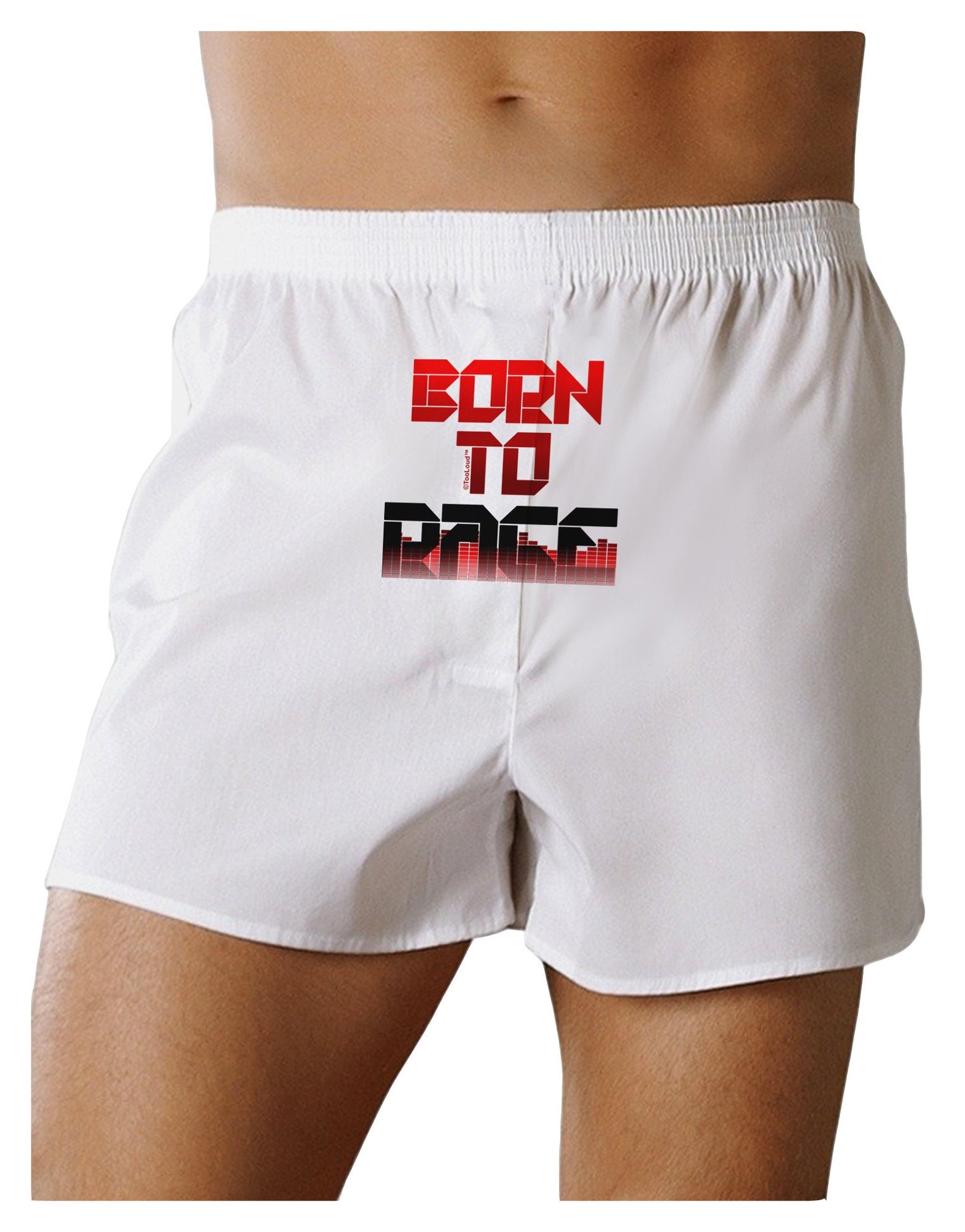 Born To Rage Red Front Print Boxer Shorts-Boxer Shorts-TooLoud-White-XX-Large-Davson Sales