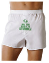 Are You Ready To Stumble Funny Front Print Boxers Shorts by TooLoud-TooLoud-White-Small-Davson Sales