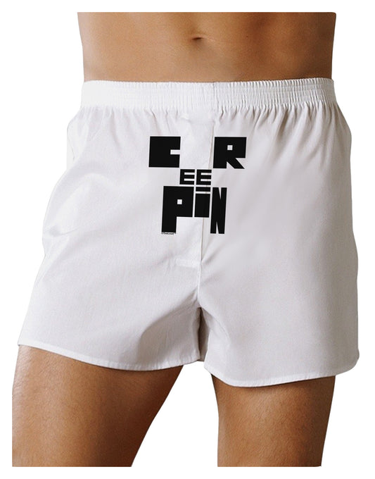 Creepin Front Print Boxer Shorts-Boxer Shorts-TooLoud-White-Small-Davson Sales