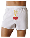 Dilly Dilly Funny Beer Front Print Boxers Shorts by TooLoud-Boxer Shorts-TooLoud-White-Small-Davson Sales