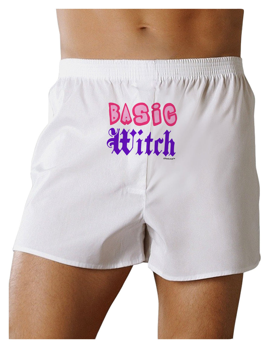 Basic Witch Color Front Print Boxer Shorts-Boxer Shorts-TooLoud-White-XX-Large-Davson Sales