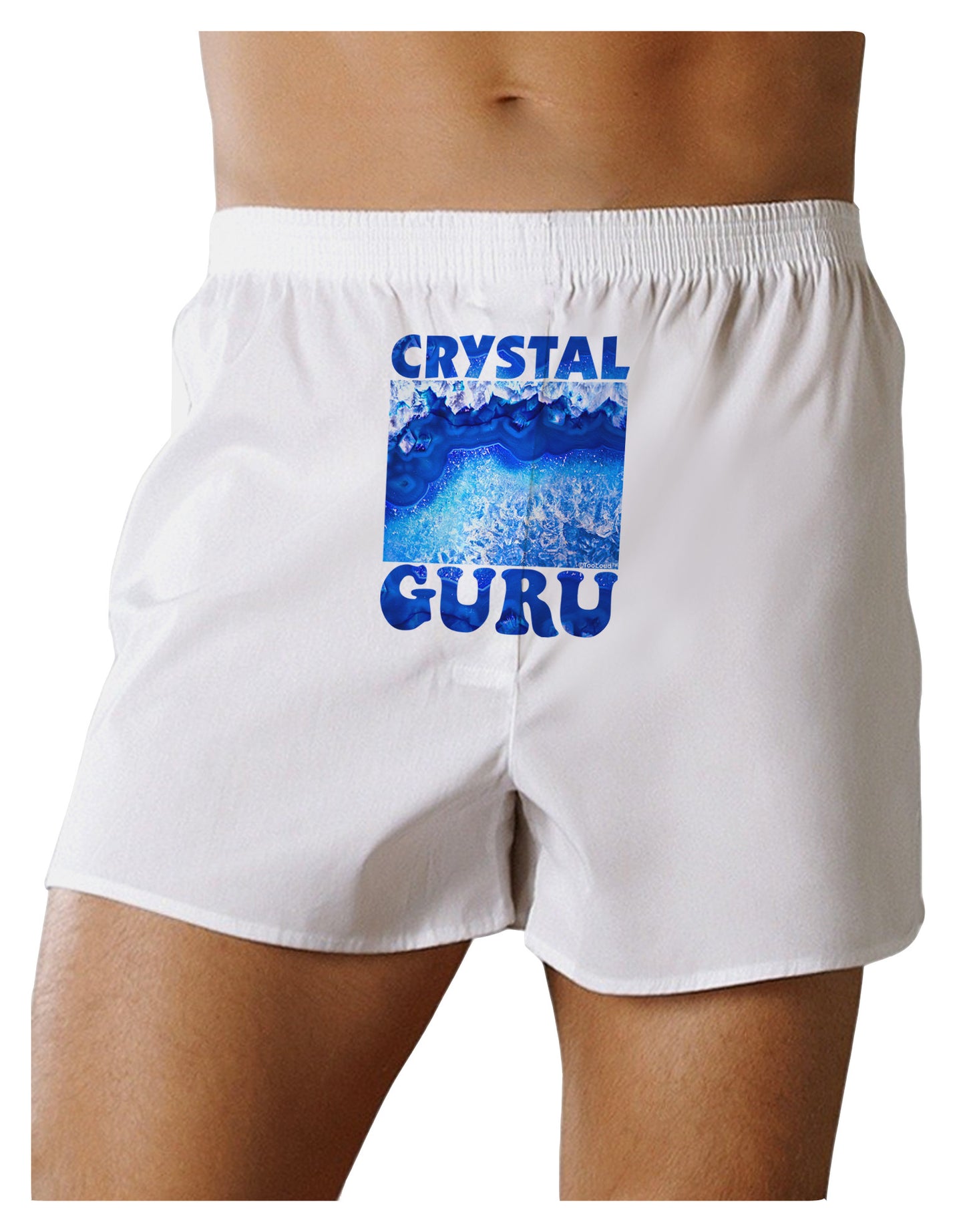 Crystal Guru Front Print Boxer Shorts-Boxer Shorts-TooLoud-White-Small-Davson Sales