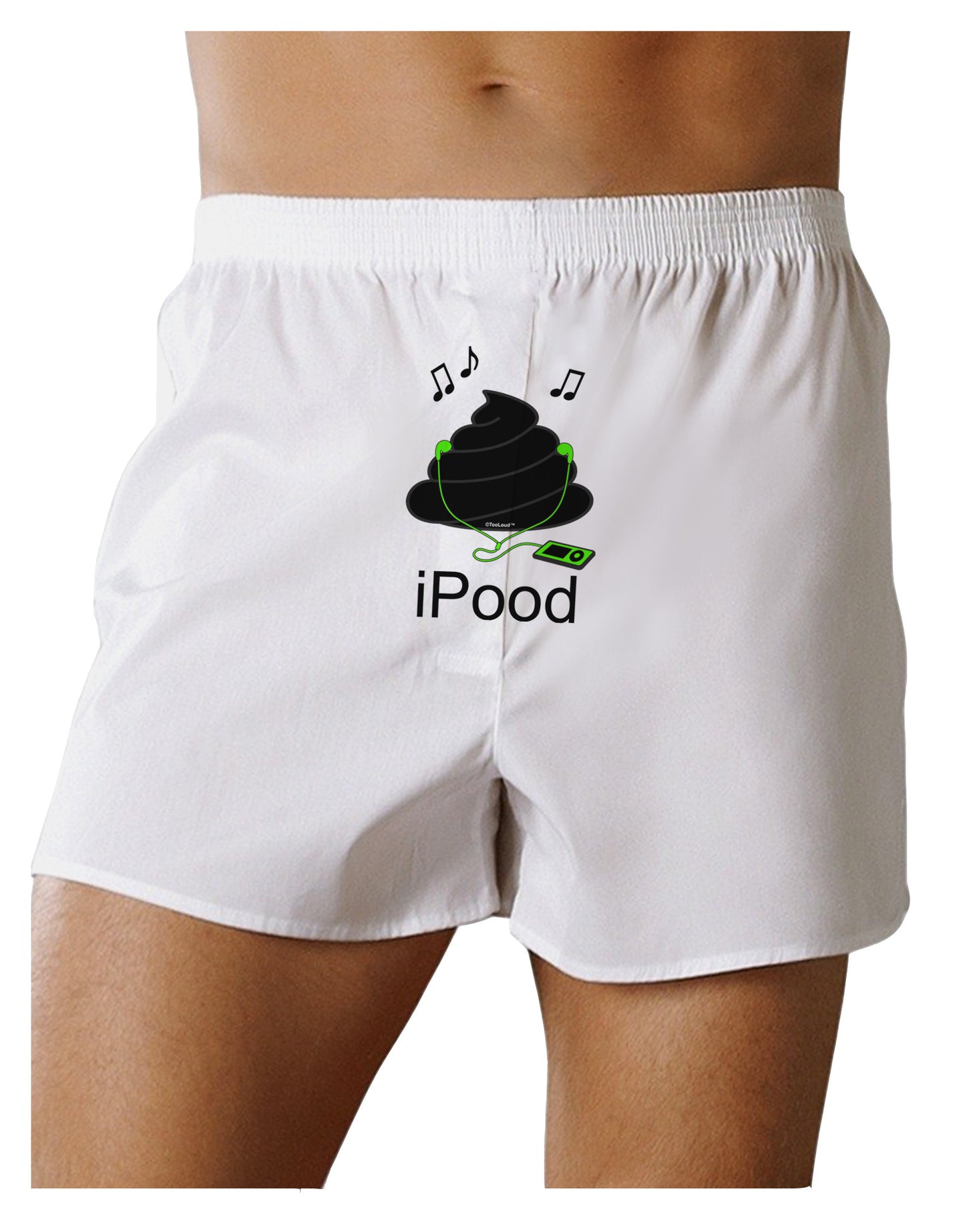 iPood Front Print Boxer Shorts-Boxer Shorts-TooLoud-White-Small-Davson Sales