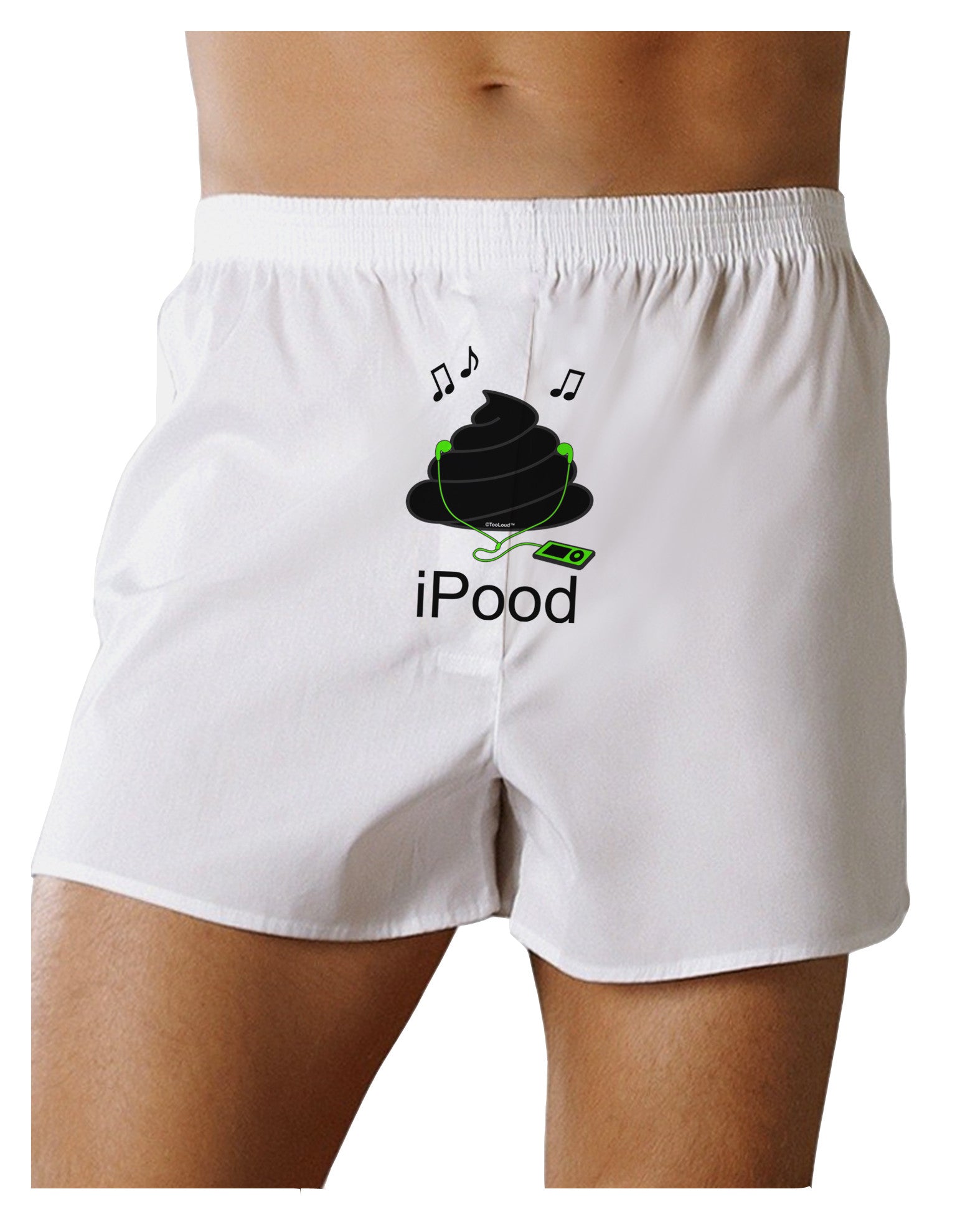 iPood Front Print Boxer Shorts-Boxer Shorts-TooLoud-White-Small-Davson Sales