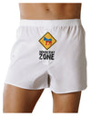 Democrat Zone Front Print Boxer Shorts-Boxer Shorts-TooLoud-White-Small-Davson Sales