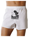 Colorado Landscape Watercolor BW Front Print Boxer Shorts-Boxer Shorts-TooLoud-White-Small-Davson Sales