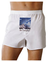 Go Outside Mountain Front Print Boxers Shorts by TooLoud-Boxer Shorts-TooLoud-White-Small-Davson Sales