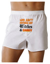 TooLoud Witches and Candy Color Front Print Boxer Shorts-Boxer Shorts-TooLoud-White-Small-Davson Sales