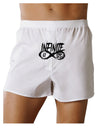 Infinite Lists Front Print Boxers Shorts by TooLoud-Boxer Shorts-TooLoud-White-Small-Davson Sales