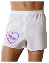 Mom Heart Design - Gradient Colors Boxer Shorts by TooLoud-Boxer Shorts-TooLoud-White-Small-Davson Sales