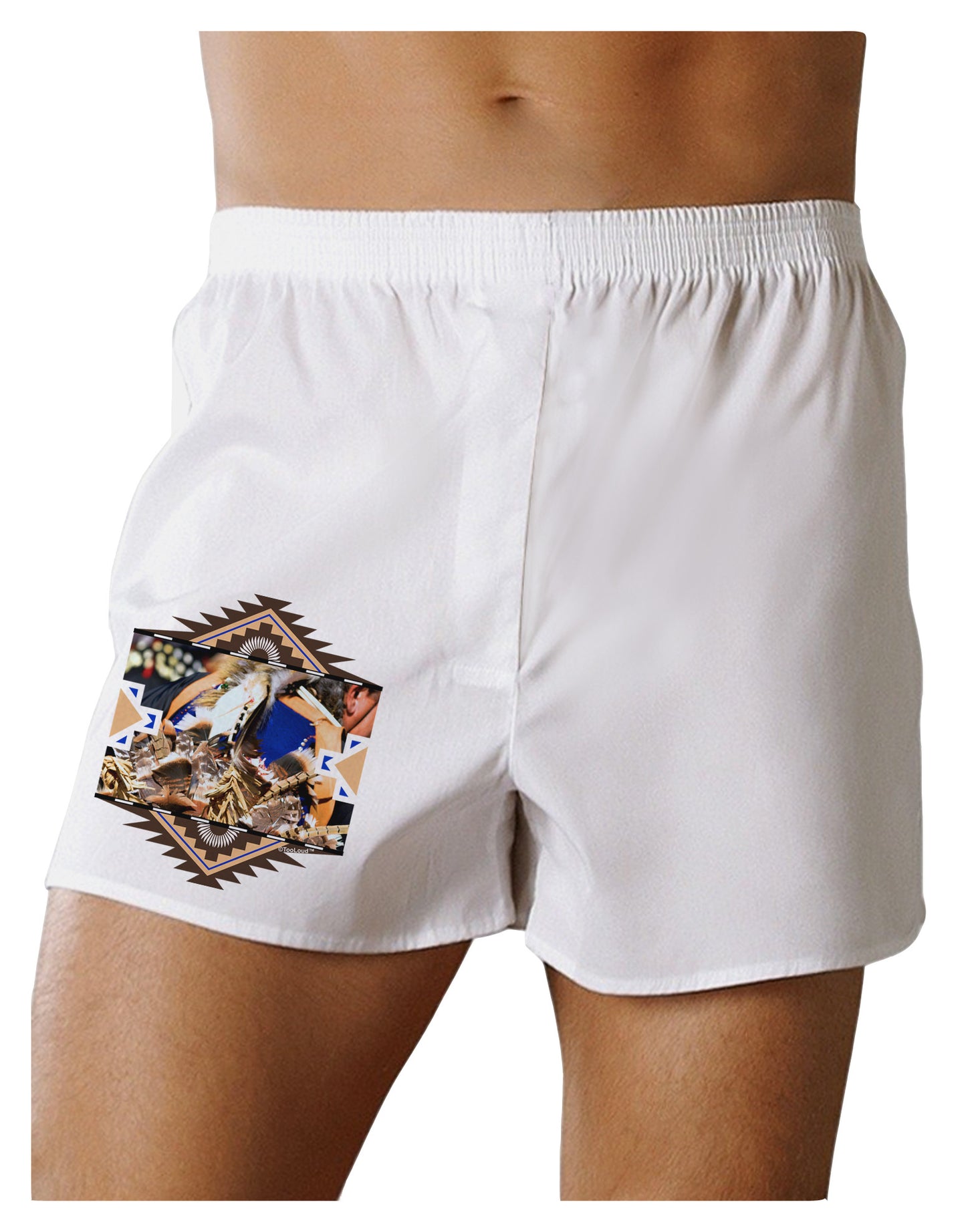 Native American Dancer 1 Boxer Shorts-Boxer Shorts-TooLoud-White-Small-Davson Sales