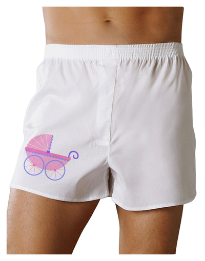 Baby Girl Carriage Boxer Shorts-Boxer Shorts-TooLoud-White-Small-Davson Sales