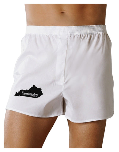 Kentucky - United States Shape Boxers Shorts by TooLoud-TooLoud-White-Small-Davson Sales