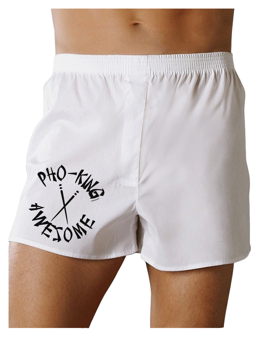 PHOKING AWESOME Boxers Shorts White 2XL Tooloud