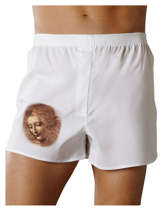 Lady With Disheveled Hair Boxer Shorts-Boxer Shorts-TooLoud-White-Small-Davson Sales