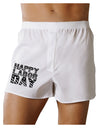 Happy Labor Day Text Boxer Shorts-Boxer Shorts-TooLoud-White-Small-Davson Sales