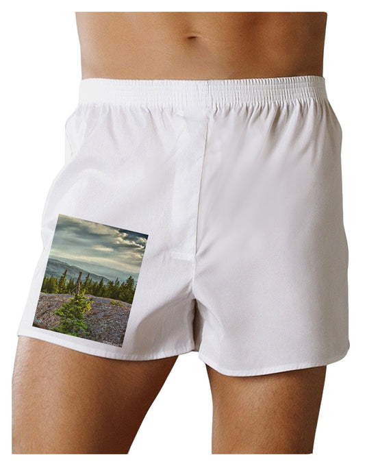 Nature Photography - Pine Kingdom Boxer Shorts by-Boxer Shorts-TooLoud-White-Small-Davson Sales