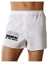 Kawaii in the Streets Senpai in the Sheets Boxer Shorts by TooLoud-Boxer Shorts-TooLoud-White-Small-Davson Sales