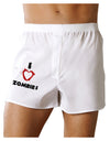 I Heart Zombies - Bloody Heart Boxer Shorts-Boxer Shorts-TooLoud-White-Small-Davson Sales