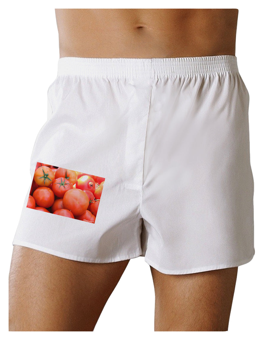 Buy Local Produce Tomatoes Boxer Shorts-Boxer Shorts-TooLoud-White-Small-Davson Sales