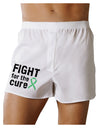 Fight for the Cure - Light Green Ribbon Celiac Disease Boxer Shorts-Boxer Shorts-TooLoud-White-Small-Davson Sales