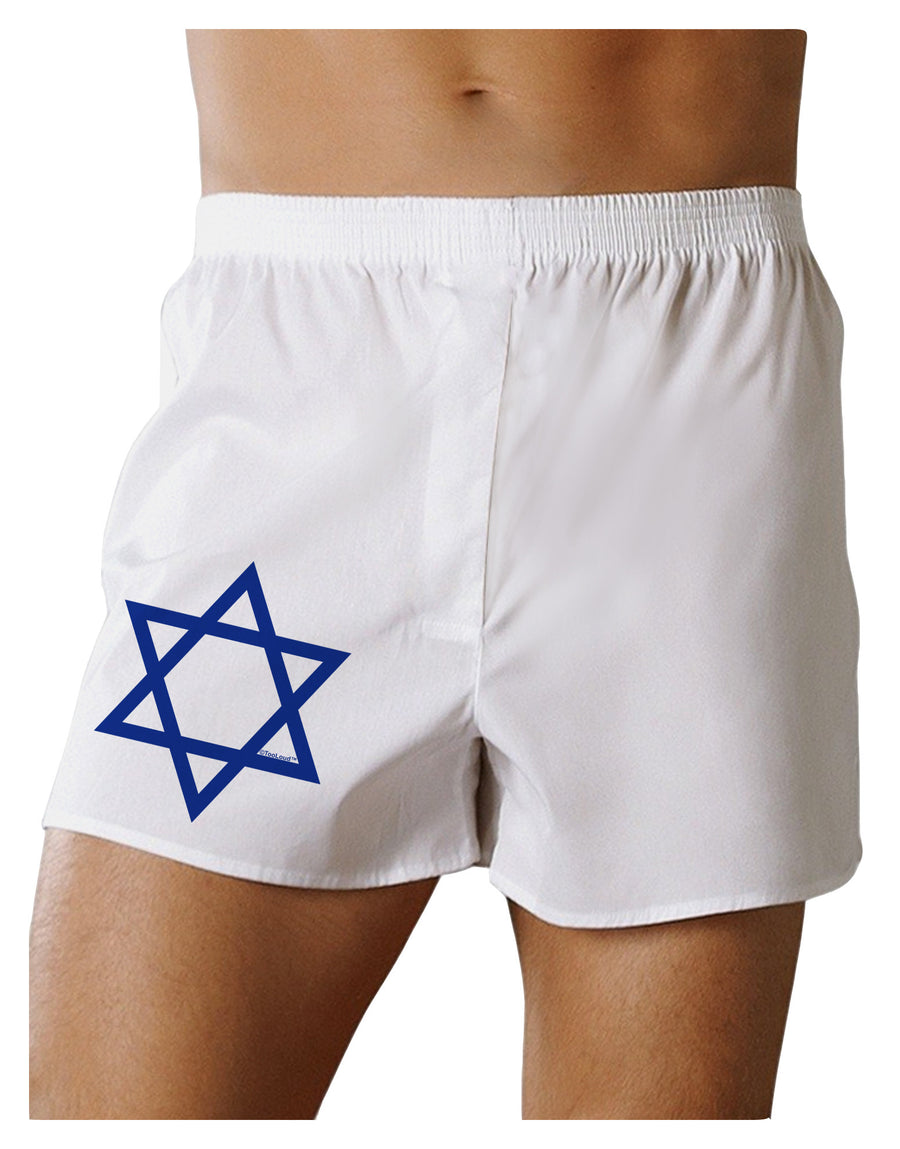 Jewish Star of David Boxer Shorts by TooLoud-Boxer Shorts-TooLoud-White-Small-Davson Sales