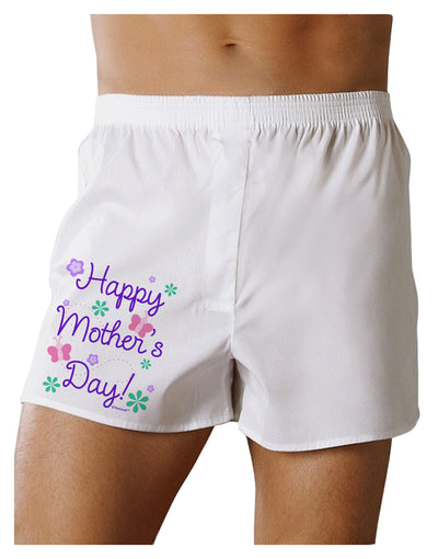 Happy Mother's Day Design Boxer Shorts by TooLoud-Boxer Shorts-TooLoud-White-Small-Davson Sales