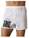 If you are in a hole stop digging Boxers Shorts-Mens Boxers-TooLoud-White-Small-Davson Sales