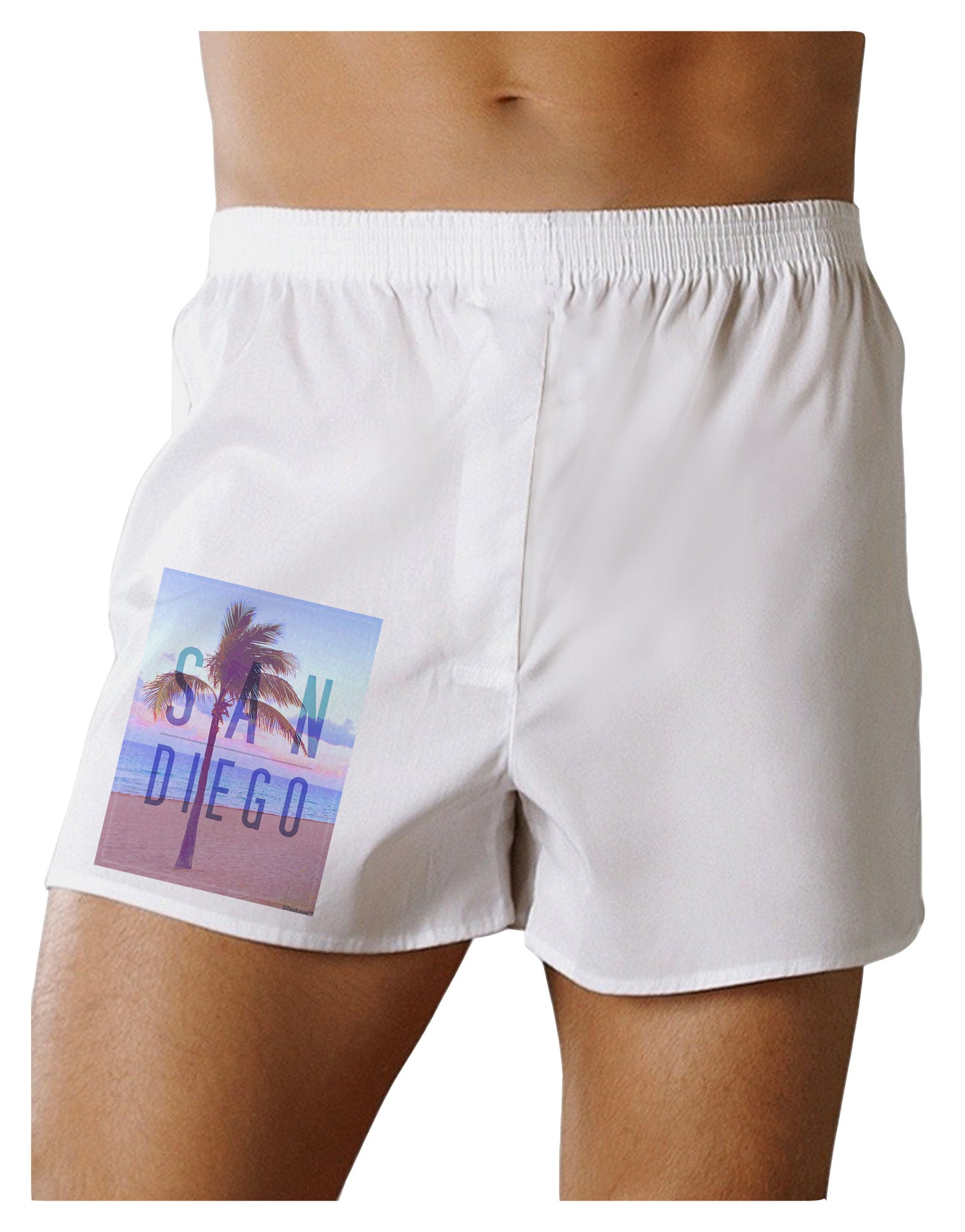 San Diego Beach Filter Boxer Shorts-Boxer Shorts-TooLoud-White-Small-Davson Sales